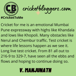 Cricket To Me