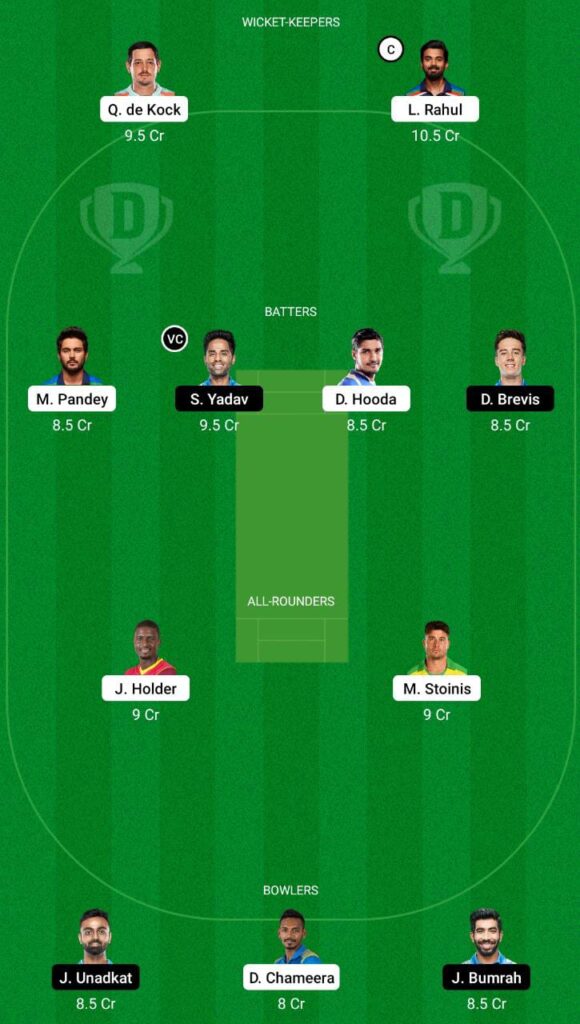 LSG vs MI Dream11