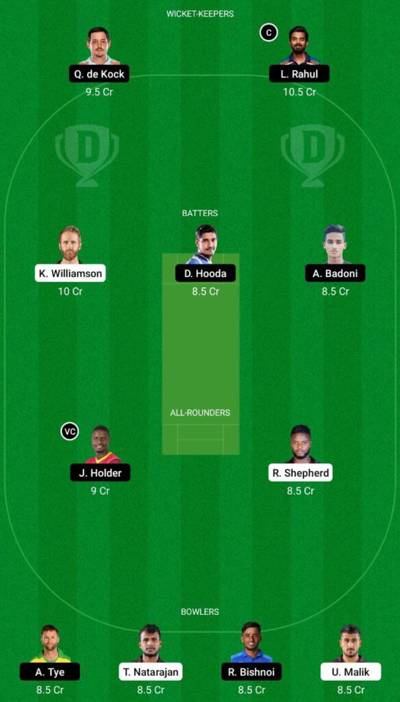 SRH vs LSG Dream11