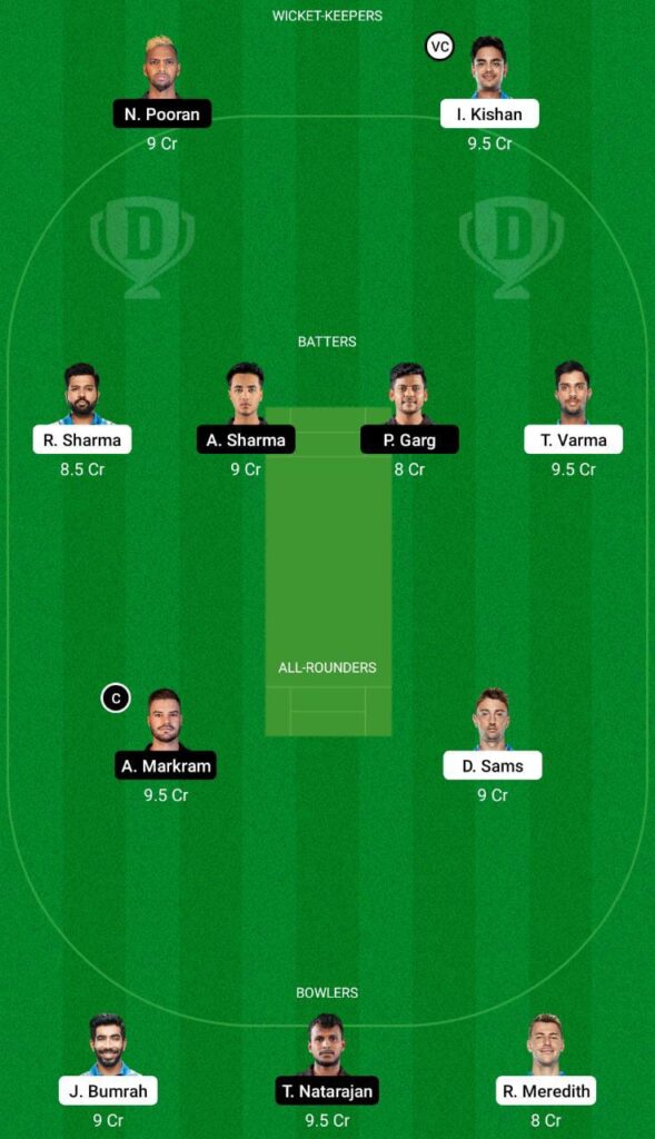 MI vs SRH Dream11