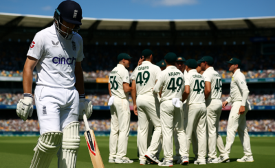 England Ashes performance 2025